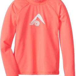 Kanu Surf Keri Rash Guard for Girls' UPF 50+ Sun Protection Long Sleeve Shirt