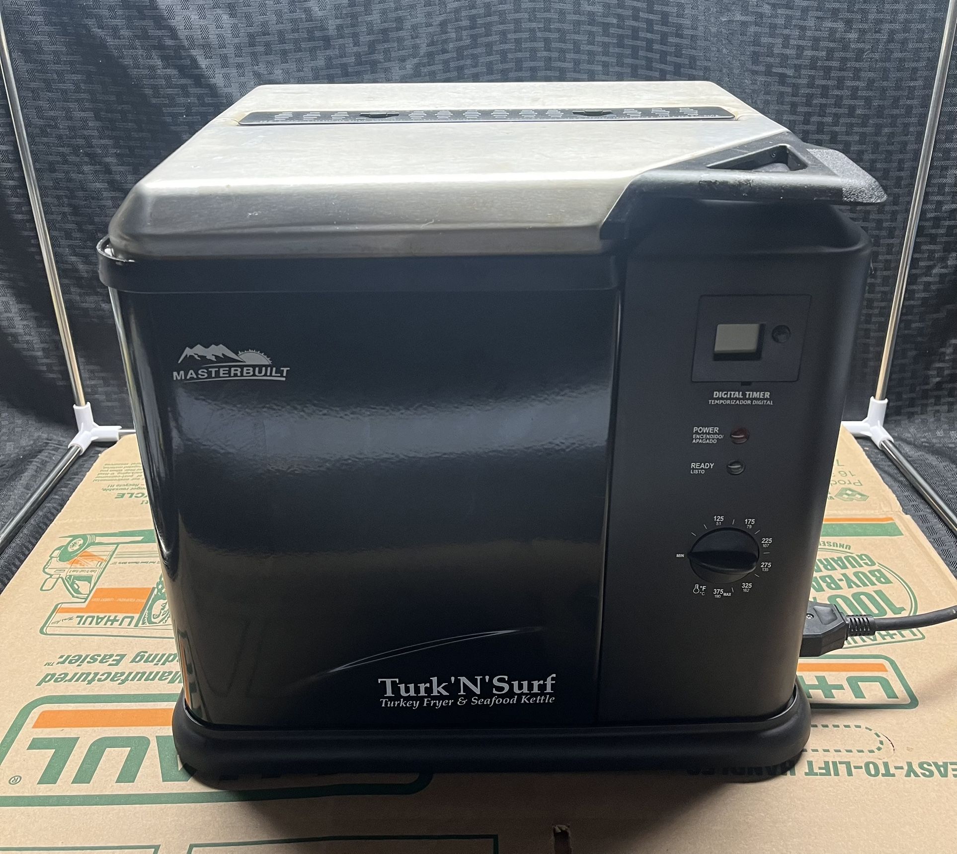 Masterbuilt Turk āNā Surf Electric Indoor 14lb Fryer & Kettle
