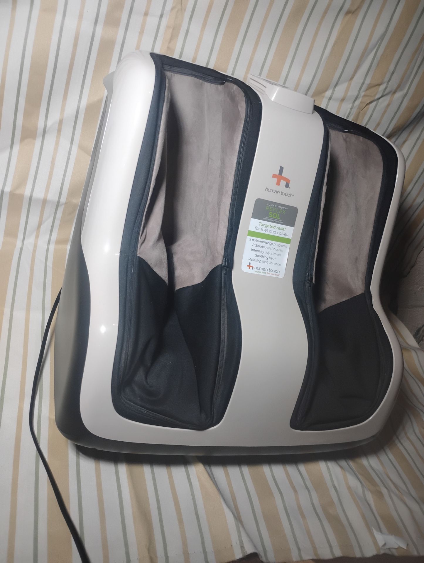 $175 HUMAN TOUCH REFLEX SOL FOOT AND CALF MASSAGER