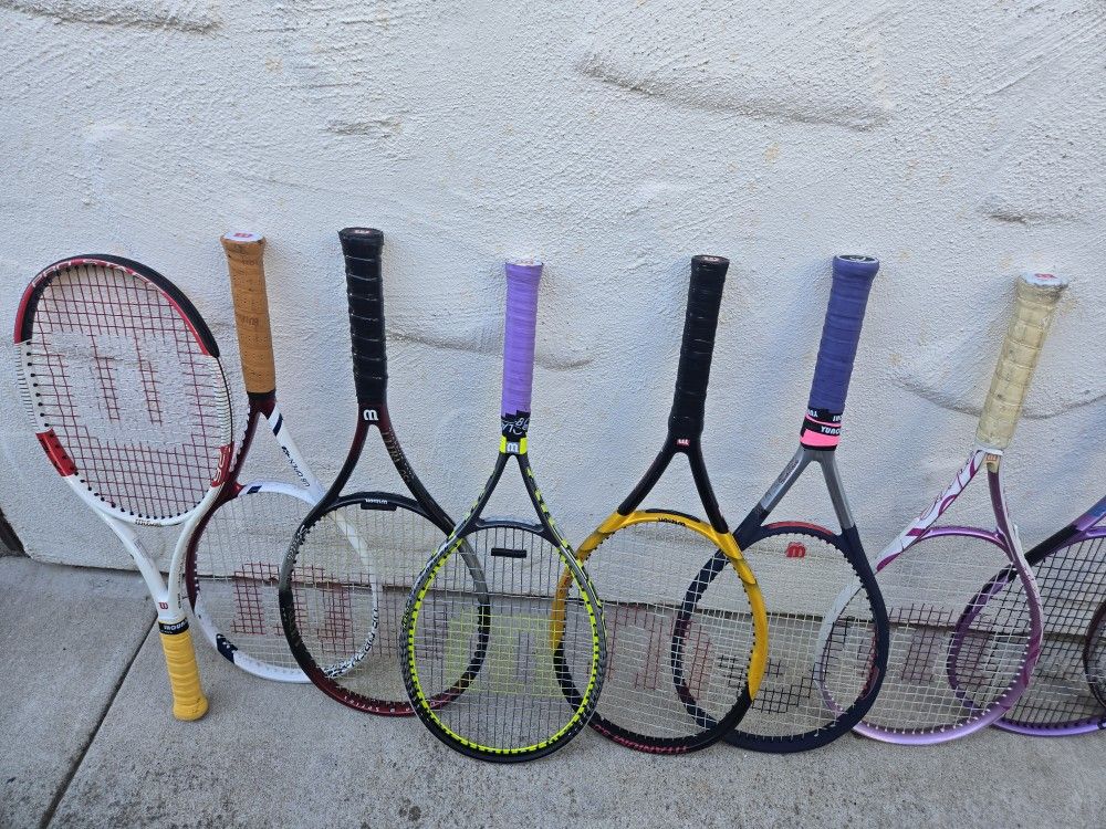 Tennis Rackets Collection Lot