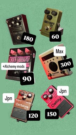 Guitar pedals for sale