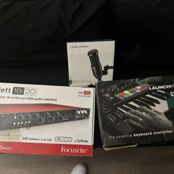 Home Studio Recording Bundle – Excellent Condition!