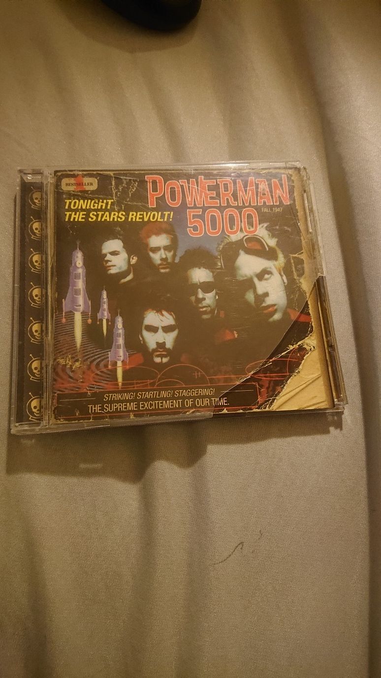 Powerman 5000 Tonight Stars Revolt Music Rock Cd