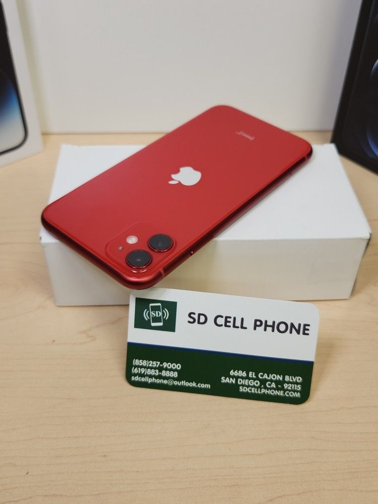 iPhone 11 64 GB Red Unlocked For Any Carrier 