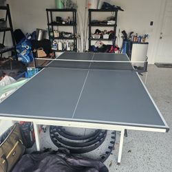 Ping Pong Table That Folds With Paddles