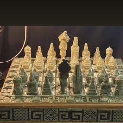 Large Chess Set- With Storage Drawer.  