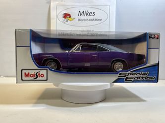 1969 Dodge Charger R/T Diecast Model Car 1/18 Scale By Maisto Special Edition