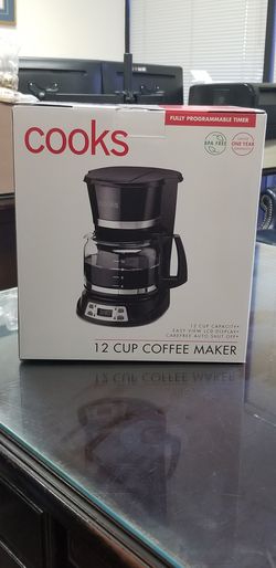 Cooks 12-cup Programmable Coffee Maker