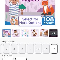 Size 8 Diapers