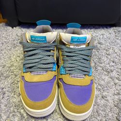 Jordan 4 retro Union desert moss