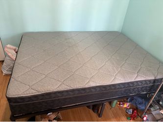 Full size mattress and bed frame