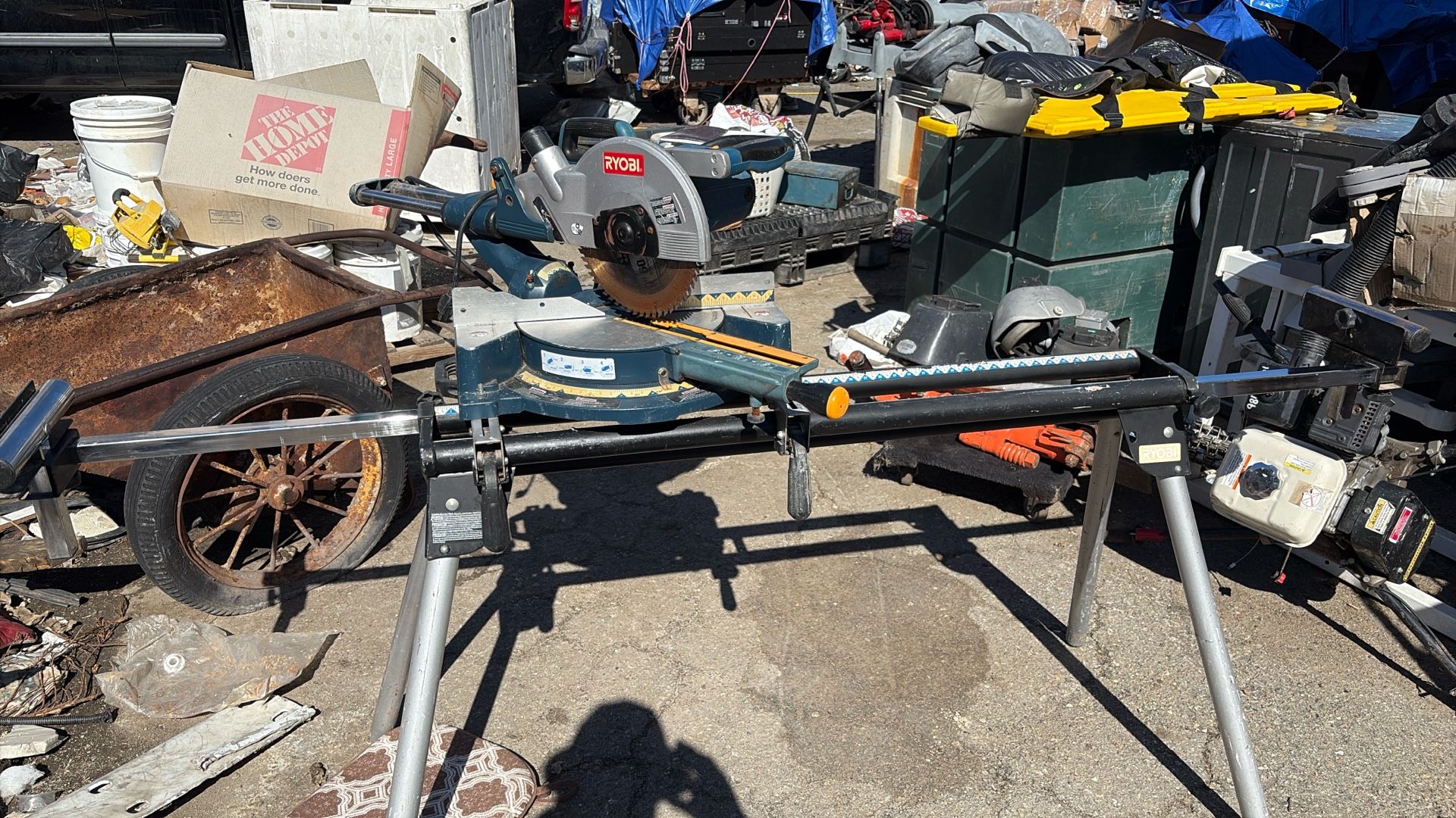 Ryobi Sliding Compound Miter Saw With Stand