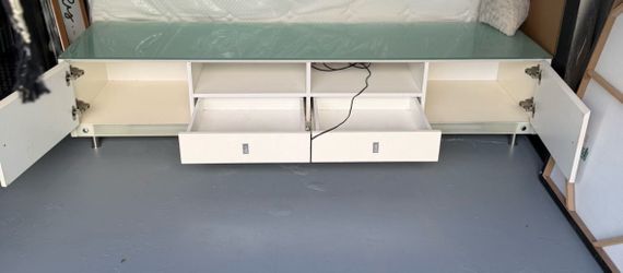 TV stand with lights