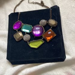 Kenneth Jay Lane Jeweltone statement Necklace