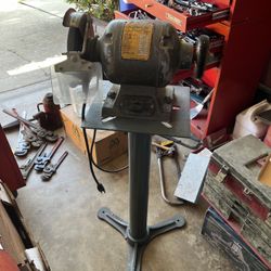 Vintage Bench Grinder With Pedalster 