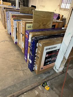 TV open box sizes 24”-86”