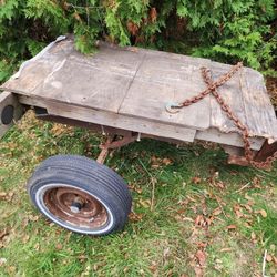 Utility Trailer Heavy Duty Frame Compact Working & Lights BEST OFFER