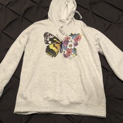 New Never Worn Butterfly Hoodie 