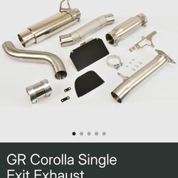 GR Corolla Single Exit Exhaust