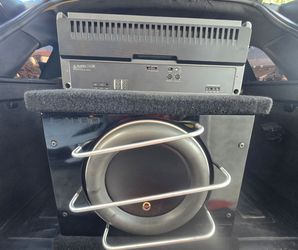 JL AUDIO 12inch W7 and RD 1500.1 amplifier