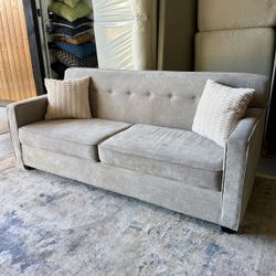 Light Gray Modern Stockholm Sofa – Unused Staging Furniture