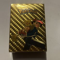 55 Pcs Pokémon G old Cards Pk