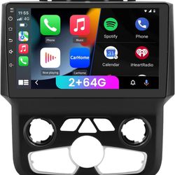 Android 12 [2GB+64GB] Dodge Ram 2013-2019 1(contact info removed) 3500 with Wireless CarPlay Android Auto, 9 Inch Stereo with GPS/FM/WiFi/U