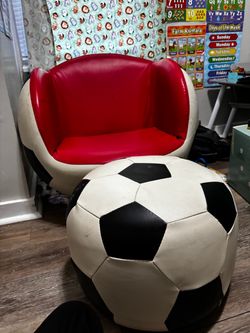 Soccer ball chair