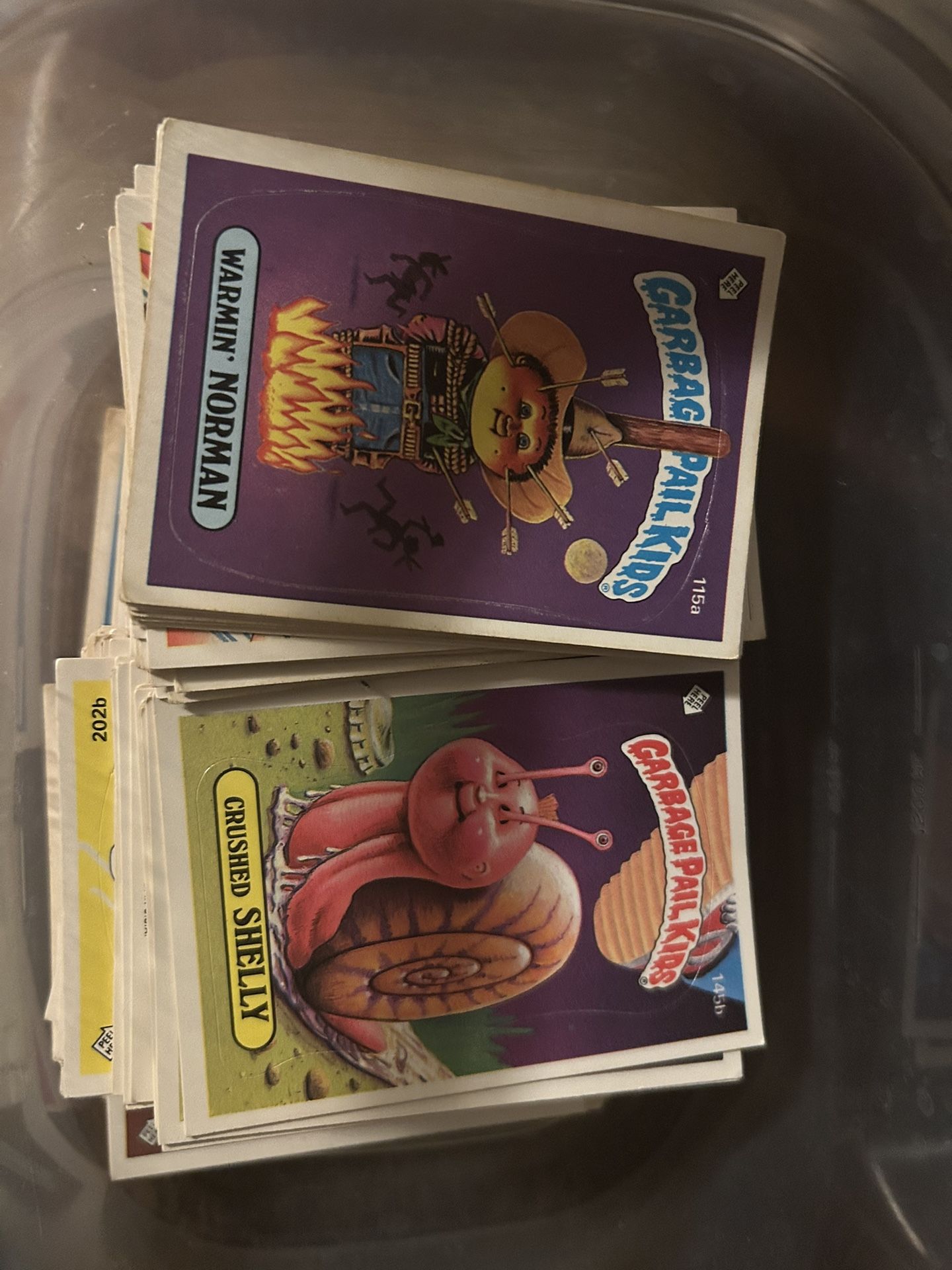 Garbage Pail Kids Cards 1980’s