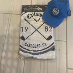 Callaway Golf Tour Towel And Troon Hat