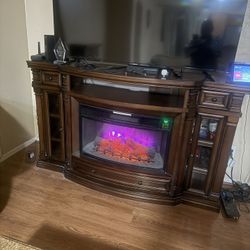 Fire Place Tv Stand 