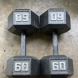 60lb Dumbbells 