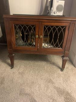 Two Wooden Side Tables For Sofa Or Bedroom