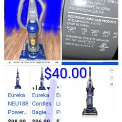 Eureka Maxima Vacuum Cleaner Model #4711