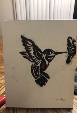 Hummingbird drawing
