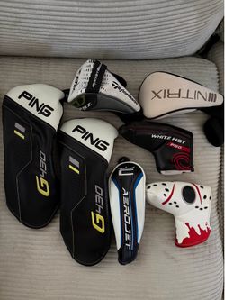 Golf Headcovers, Driver, Woods, Hybrid, Putters OBO