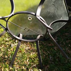 Aluminum Glass Table