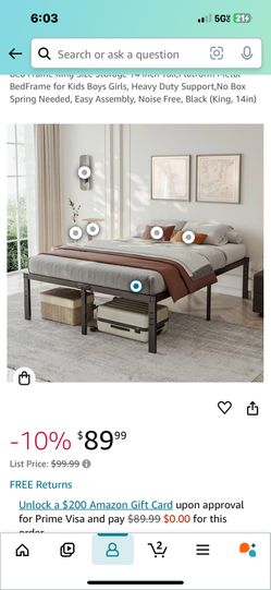 King Bed frame