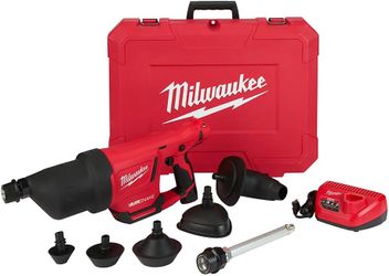 Milwaukee Electric - M12 AIRSNAKE Drain Cleaning AIR Gun KIT
