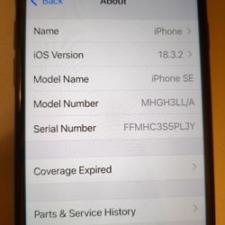 iPhone SE 128fb Unlocked 