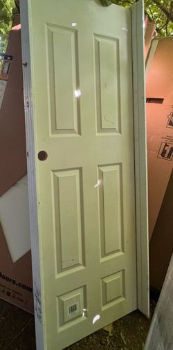 Door with frame