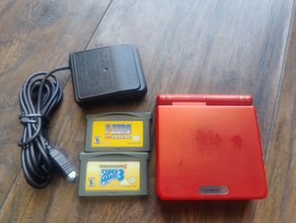 Gameboy Advance SP Red