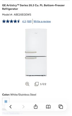 GE GE Artistry™ Series 20.3 Cu. Ft. Bottom-Freezer Refrigerator