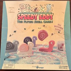 Vintage Speedy Eddy Flying Shell Board Game