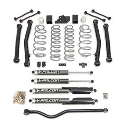 TERRAIN FLEX 4-ARM KIT WITH FALCON 2.1 MONOTUBE SHOCKS 2018-2023 JEEP JL WRANGLER