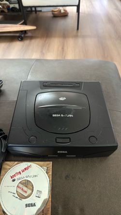 SEGA SATURN CONSOLE 2 Controllers.