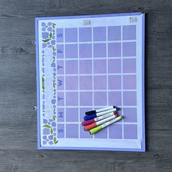 Purple Board, With Color Pens