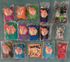 1990s-2000s McDonald’s & Burger King Kid’s Meal Toys — 14 Packaged Toys