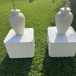 Lamp + End Table Set