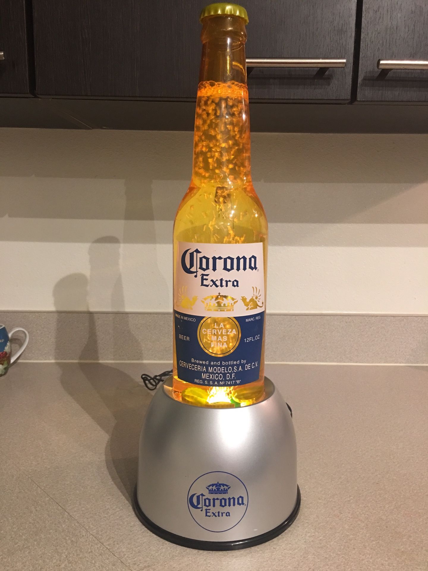 Vintage CORONA BEER Bubble Bottle Cap lamp Rabbit Tanaka Model #23130